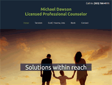 Tablet Screenshot of michaeldawsoncounseling.com